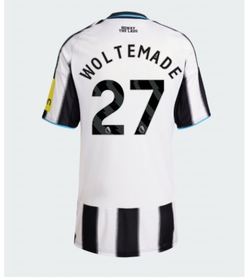 Newcastle United Nick Woltemade #27 Replica Home Stadium Shirt for Women 2025-26 Short Sleeve